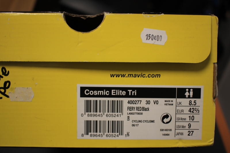 Chaussures Mavic Cosmic Elite Tri Taille 42