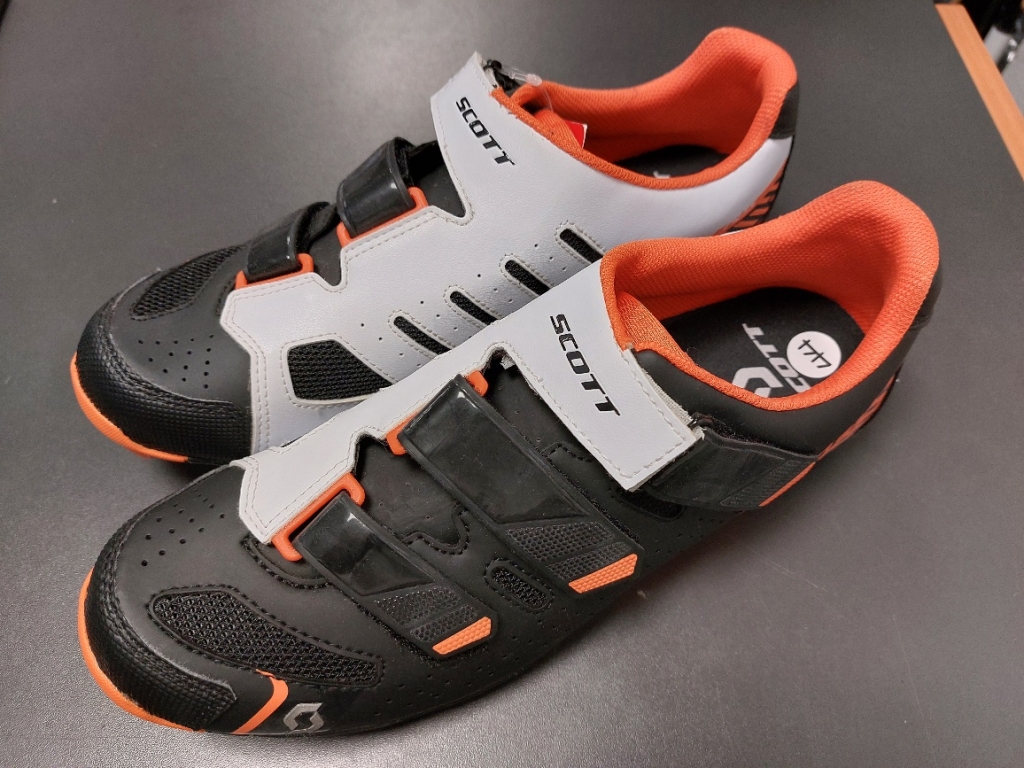 Chaussures VTT Scott MTB Comp RS noir orange blanc