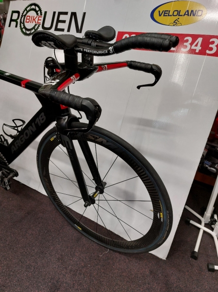 Vélo route course triathlon Argon 18 E116