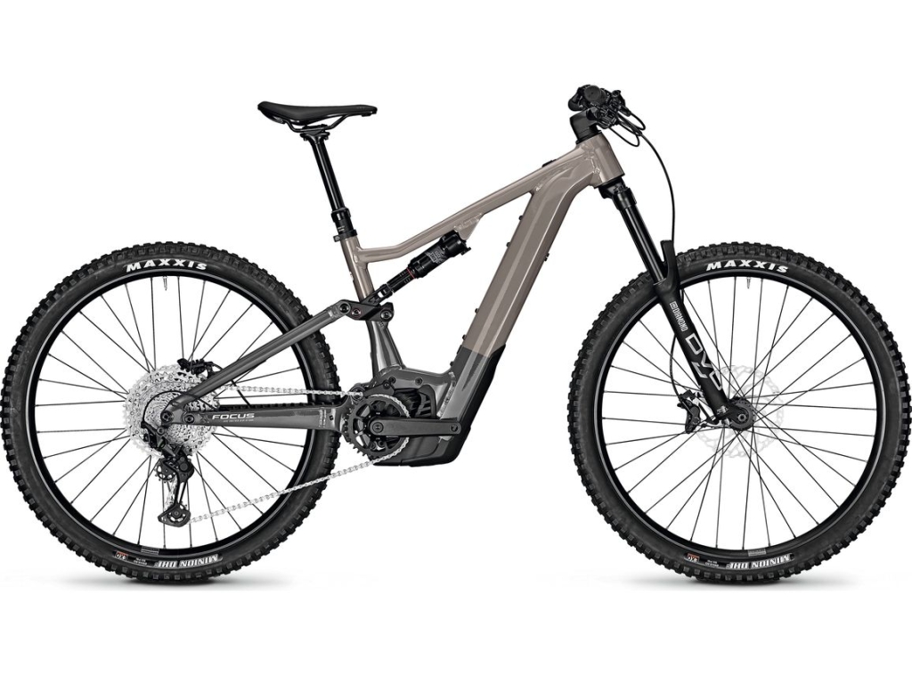 VTT VAE Focus Jam² 6.7 tout suspendu coloris gris/marron